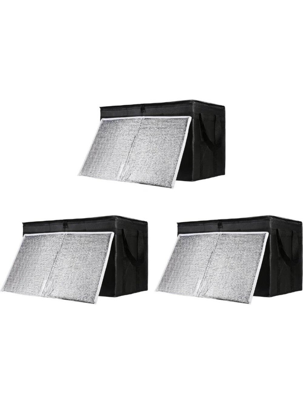 XXX-Large Insulated Food Delivery Bags - Reusable Cooler Tote for Shopping